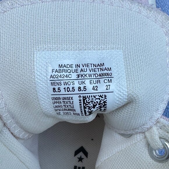 Converse Chuck Taylor Lugged 2.0 Pink High Tops Women's 10.5 - Picture 11 of 12